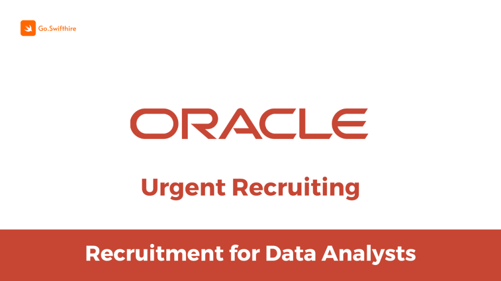 Oracle if Hiring for Data analysts